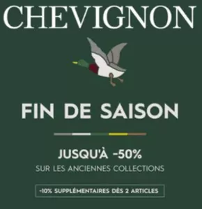 Promos de Mode à Vandœuvre-lès-Nancy | Fin de saison sur Chevignon | 25/02/2025 - 31/03/2025