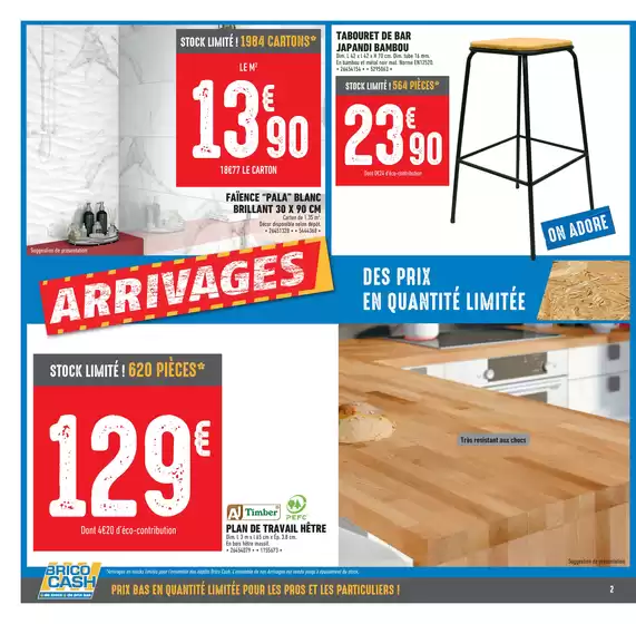 Catalogue Brico Cash à Lisieux | Venez profitez des nouveaux arrivages Brico Cash ! | 28/02/2025 - 13/03/2025