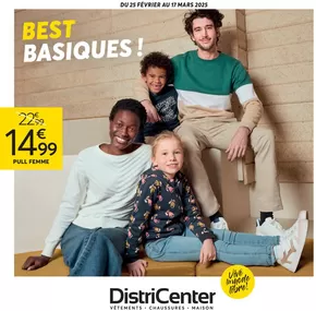 Promos de Mode à Guer | Best basiques ! sur DistriCenter | 26/02/2025 - 17/03/2025