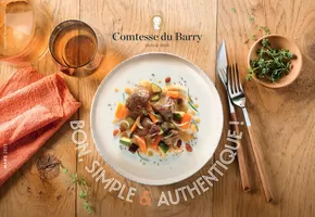 Promos de Restaurants à Quiévrechain | Boutique Mars 2025 sur Comtesse du Barry | 01/03/2025 - 31/03/2025