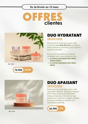 Promos de Beauté à Loudéac | Offres Clientes  sur Nutrimetics | 26/02/2025 - 15/03/2025