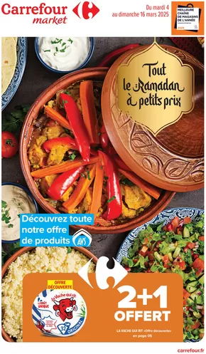 Catalogue Carrefour Market à Veauche | TOUT LE RAMADAN À PETIT PRIX | 04/03/2025 - 16/03/2025