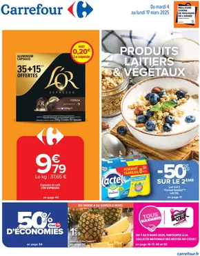 Catalogue Carrefour Contact à Pesmes | PRODUITS LAITIERS & VÉGÉTAUX | 04/03/2025 - 17/03/2025