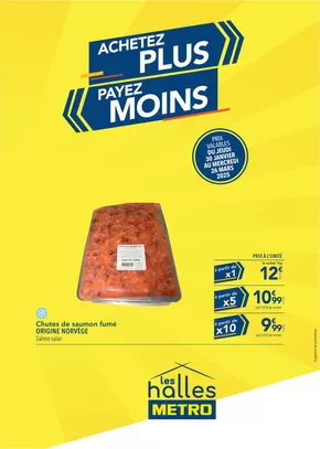 Promos de Supermarchés à Voglans | Metro Achetez plus payez moins sur Metro | 28/02/2025 - 26/03/2025