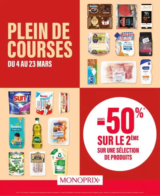 Catalogue Monoprix à Roanne | CATALOGUE PROMOTIONNEL | 04/03/2025 - 23/03/2025