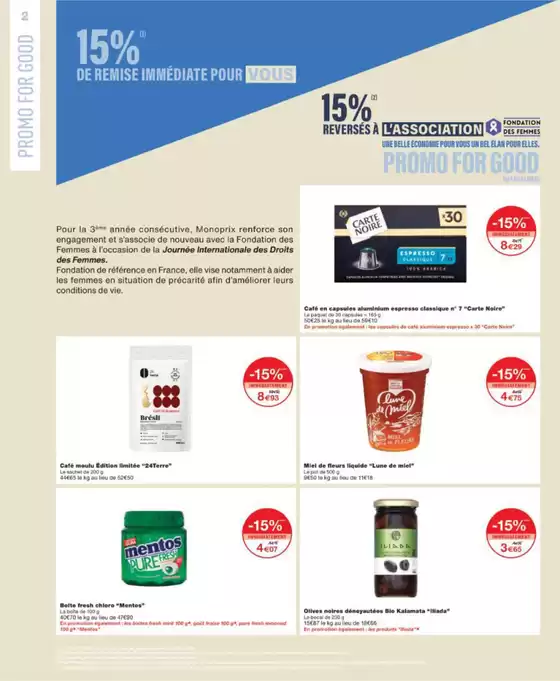 Catalogue Monoprix à Chalon-sur-Saône | CATALOGUE PROMOTIONNEL | 04/03/2025 - 23/03/2025