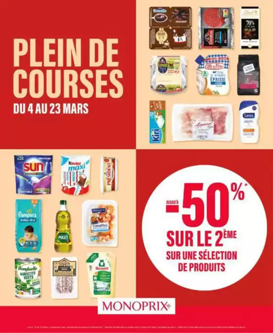 Catalogue Monop' à Nevers | CATALOGUE PROMOTIONNEL | 04/03/2025 - 23/03/2025