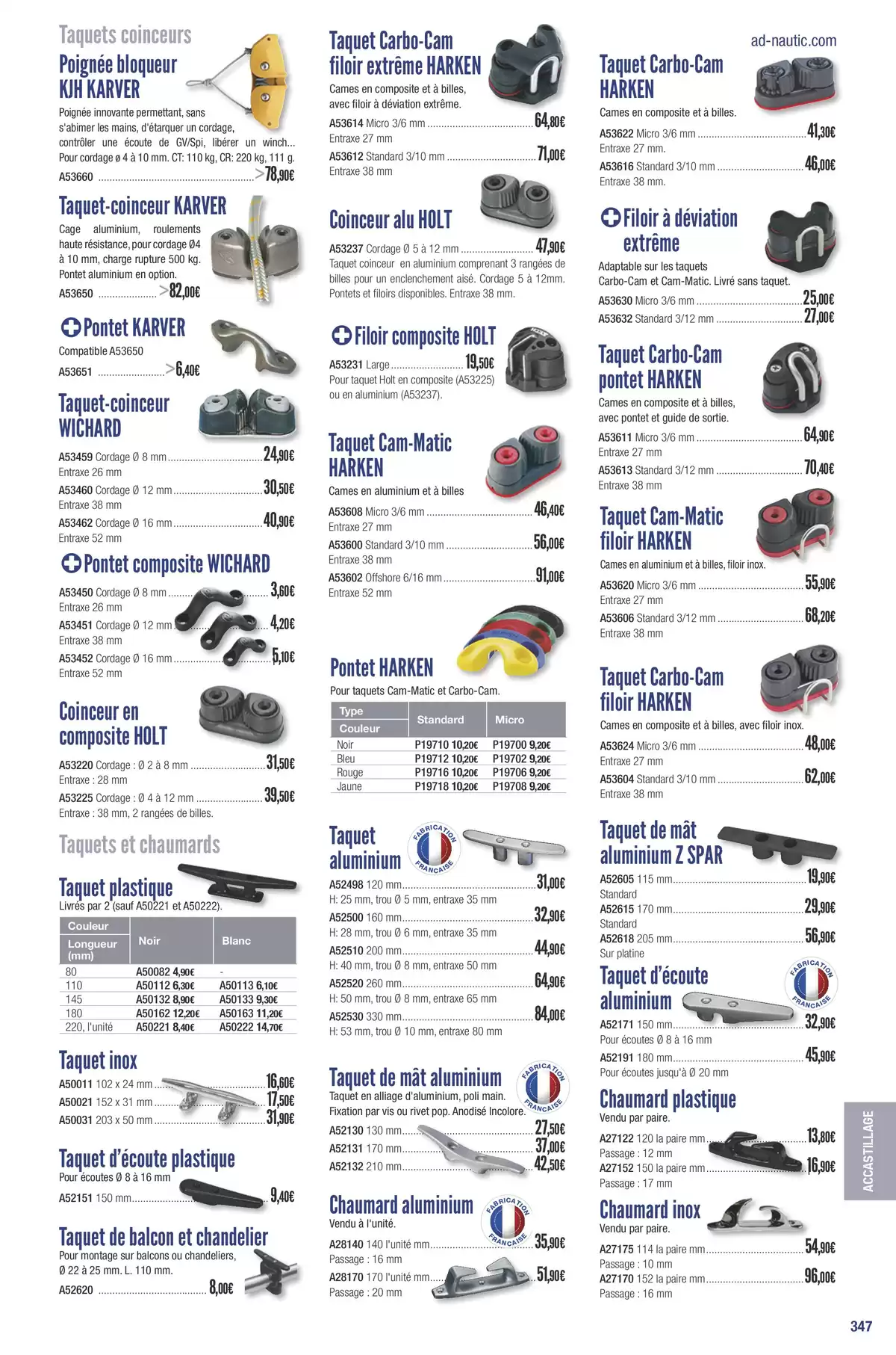 Catalogue Catalogue Accastillage Diffusion 2025, page 00349