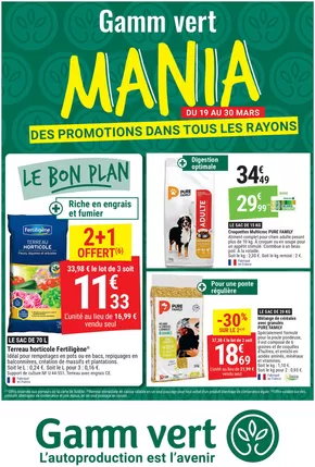 Catalogue Gamm vert à Périgueux | GAMM VERT MANIA | 19/03/2025 - 30/03/2025