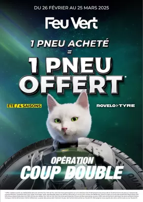 Catalogue Feu Vert à La Tremblade | Feu Vert - Opération Coup Double Franchise | 03/03/2025 - 25/03/2025