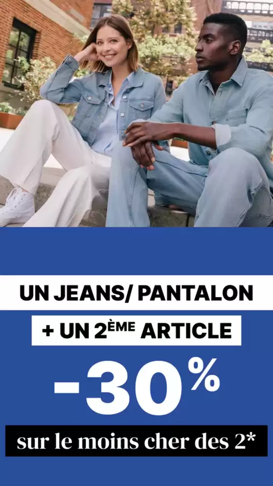 Catalogue Bonobo à Romilly-sur-Seine | Un jeans/pantalon + un 2ème article = -30% sur le moins cher des 2 | 03/03/2025 - 17/03/2025