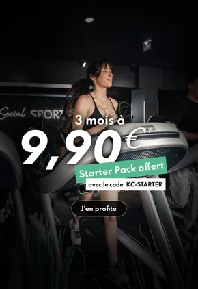 Promos de Sport à Fontaine (Isère) | 3 mois à 9,90 € sur Keep Cool | 03/03/2025 - 31/03/2025