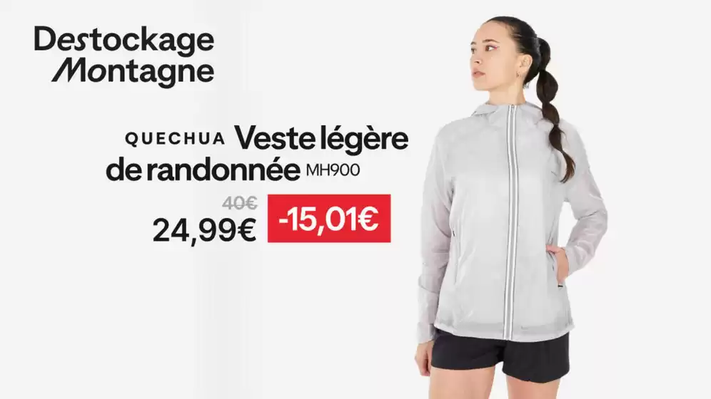 Catalogue Decathlon à Montluçon | Déstockage Montagne | 03/03/2025 - 17/03/2025