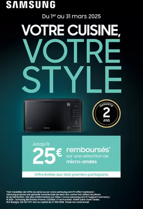 Catalogue Copra à Nort-sur-Erdre | Samsung vous rembourse jusqu'à 25€ | 03/03/2025 - 31/03/2025