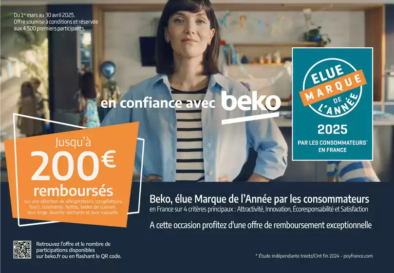 Catalogue Copra à Fronton | Beko vous rembourse jusqu'à 200€ | 03/03/2025 - 30/04/2025