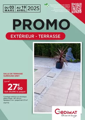 Catalogue Gedimat à Alès | Promo  | 03/03/2025 - 19/04/2025