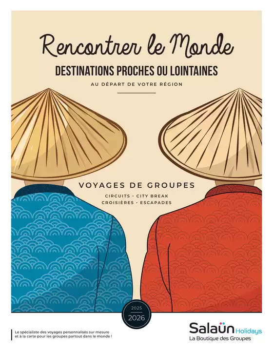 Voyages de groupes 2025-2026