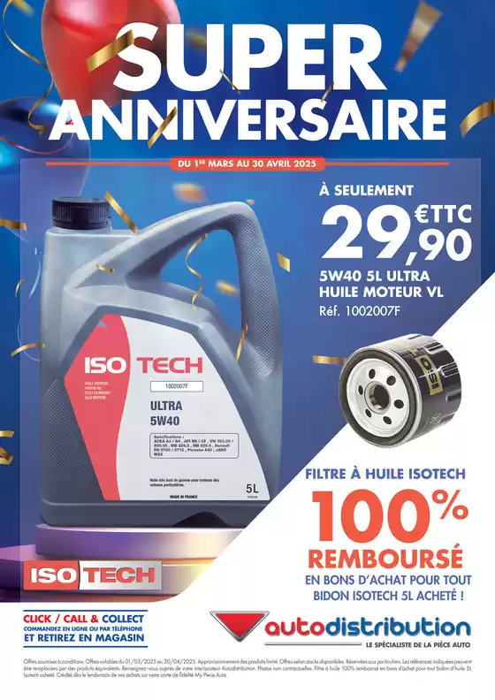 Catalogue Autodistribution à Les Herbiers | Super Anniversaire ! | 04/03/2025 - 30/04/2025