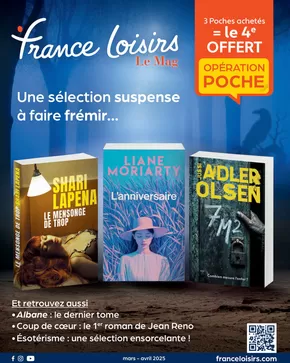 Promos de Librairies à Le Pont-de-Beauvoisin (Isère) | Mars - Avril 2025 sur France Loisirs | 04/03/2025 - 30/04/2025