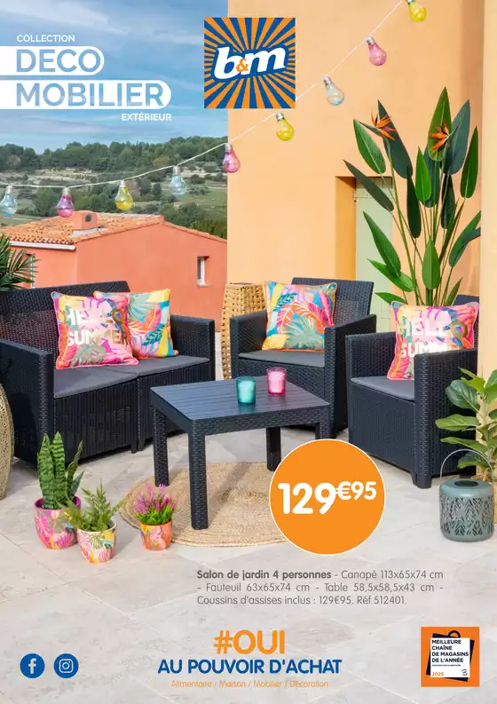 Catalogue B&M à Bayonne | Jardin | 05/03/2025 - 01/04/2025