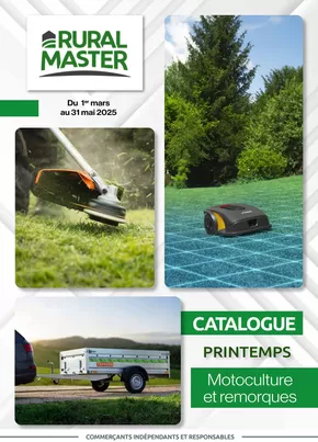 Promos de Jardineries et Animaleries à Brioude | Motoculture et remorques sur Rural Master | 05/03/2025 - 31/05/2025