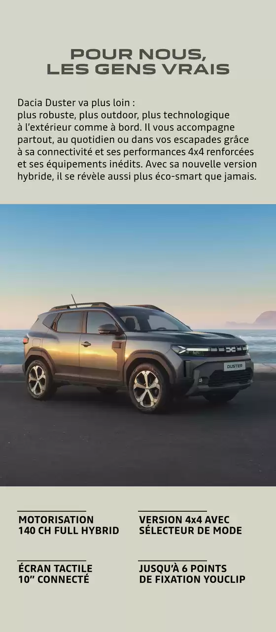 Catalogue Dacia à Étaples | Dacia Duster | 05/03/2025 - 31/12/2025