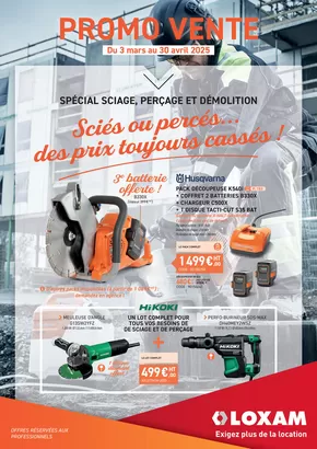 Promos de Bricolage à Audincourt | Promo Vente sur Loxam | 03/03/2025 - 30/04/2025