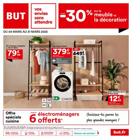 Catalogue BUT à Verdun (Meuse) | Jusqu'à -30% sur le meuble et la décoration | 05/03/2025 - 31/03/2025