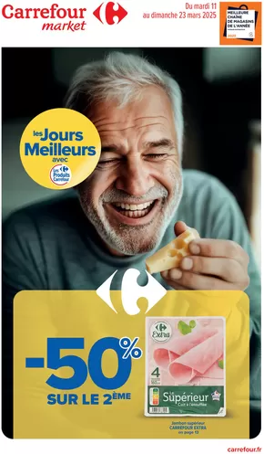 Catalogue Carrefour Market à Cuers | LES JOURS MEILLEURS | 11/03/2025 - 23/03/2025