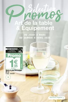 Catalogue Promocash à Dax | Art de la table & équipement | 06/03/2025 - 05/04/2025