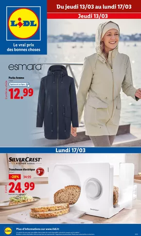 Catalogue Lidl à Bry-sur-Marne | Chez Lidl, découvrez une sélection d'outils Parkside et de vêtements tendances ! | 13/03/2025 - 17/03/2025