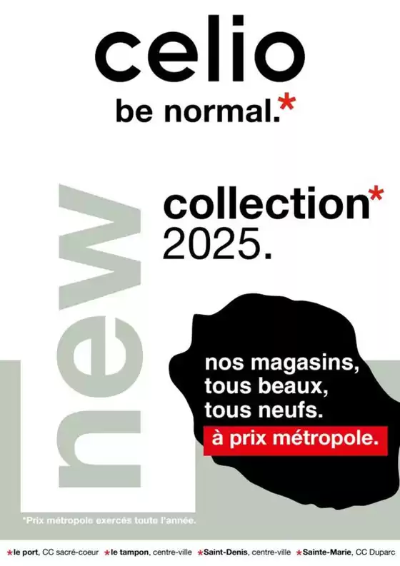 Catalogue Celio à Mulhouse | Collection 2025 | 06/03/2025 - 31/08/2025