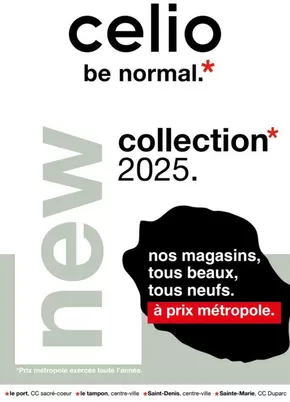 Promos de Mode à Vandœuvre-lès-Nancy | Collection 2025 sur Celio | 06/03/2025 - 31/08/2025