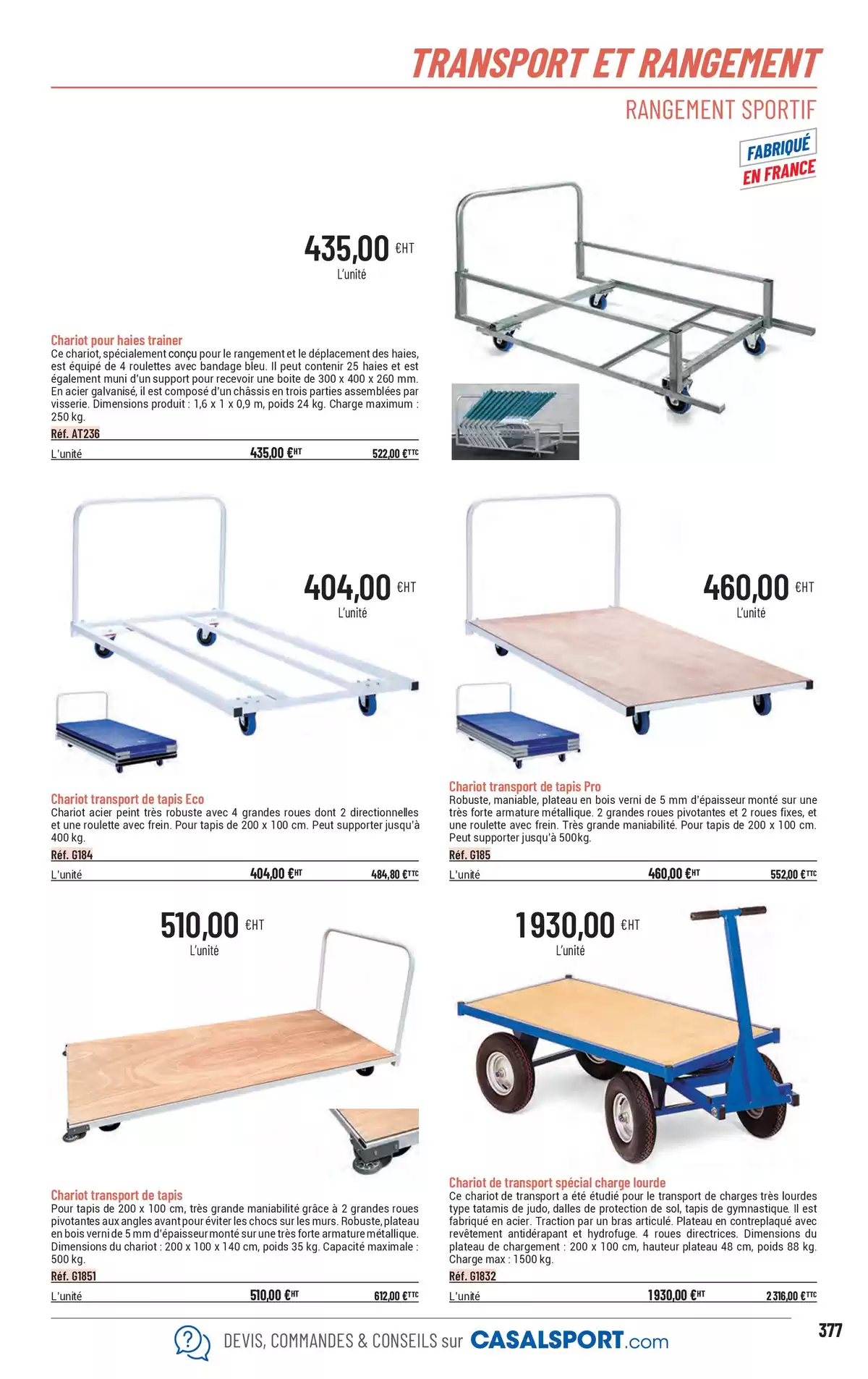 Catalogue ÉQUIPEMENT SPORTIF, page 00349