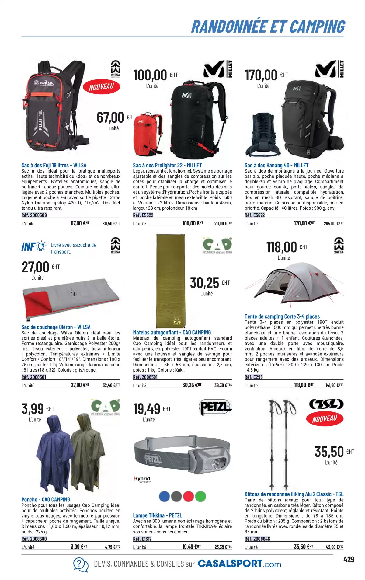 Catalogue ÉQUIPEMENT SPORTIF, page 00401