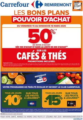 Catalogue Carrefour à Montélimar | LES BONS PLANS DU POUVOIR D’ACHAT | 11/03/2025 - 16/03/2025