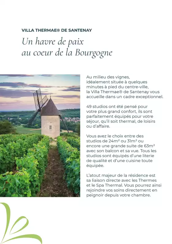 Catalogue ValVital à Chalon-sur-Saône | ValVital Brochure résidence 2025 | 10/02/2025 - 28/12/2025