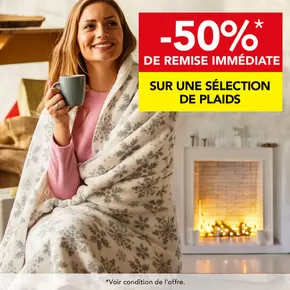 Promos de Bazar et Déstockage à Arbent | Bénéficiez en ce moment de - 50% de remise immédiate sur une sélection de plaids et de meuble sur Stokomani | 07/03/2025 - 14/03/2025