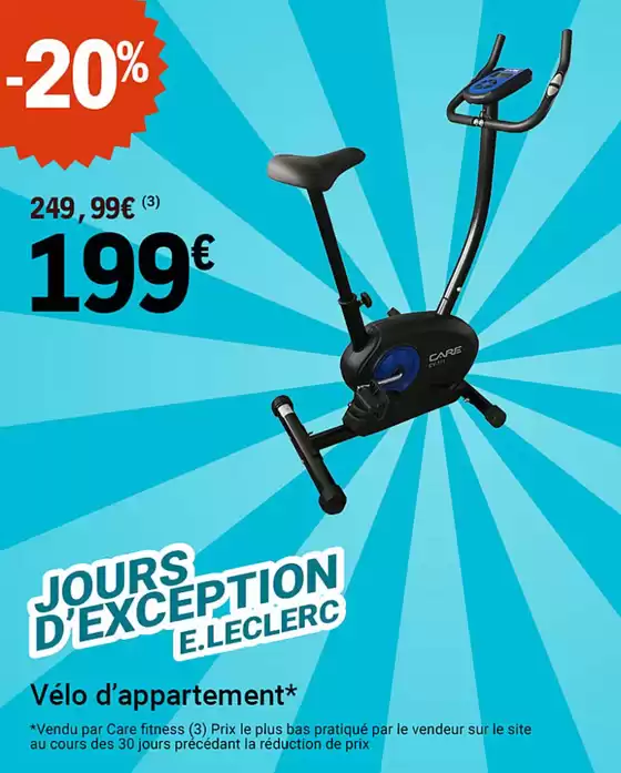 Catalogue E.Leclerc Sports à Versailles | Jours d'exception | 07/03/2025 - 31/03/2025