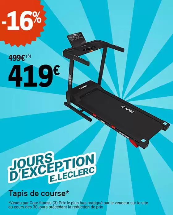 Catalogue E.Leclerc Sports à Versailles | Jours d'exception | 07/03/2025 - 31/03/2025