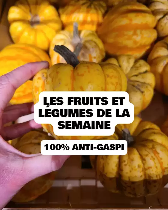 Catalogue Nous anti gaspi à Nantes | Du chou, des courges, des oranges et des pommes, c'est le moment de venir acheter vos fruits et légumes de la semaine chez NOUS ! | 07/03/2025 - 15/03/2025