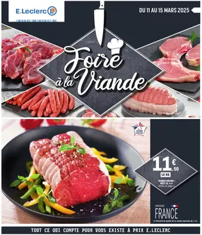 Catalogue E.Leclerc à Anglet | FOIRE A LA VIANDE | 11/03/2025 - 15/03/2025