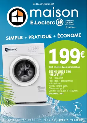 Catalogue E.Leclerc | 25C806LR | 11/03/2025 - 23/03/2025