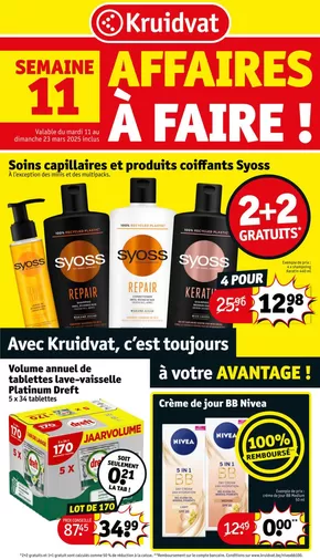 Catalogue Kruidvat | Dépliant 11 | 10/03/2025 - 23/03/2025