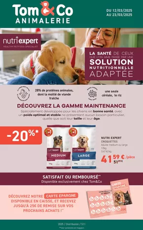 Promos de Jardineries et Animaleries à Torcy (Seine et Marne) | DÉCOUVREZ LA GAMME MAINTENANCE sur Tom&Co | 10/03/2025 - 23/03/2025