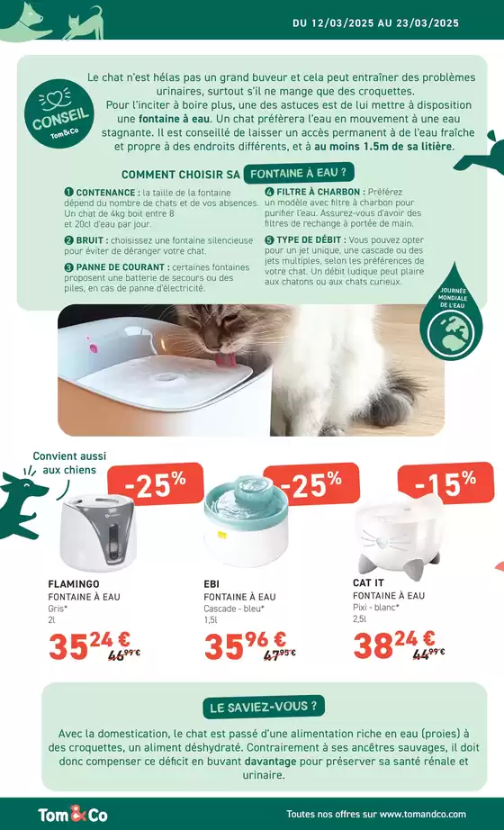 Catalogue Tom&Co à Hazebrouck | 1+1 GRATUIT SUR TOUTE LA GAMME PURINA ONE, AU CHOIX | 10/03/2025 - 23/03/2025