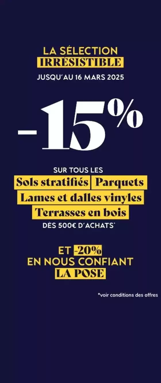 Catalogue Saint Maclou à Augny | Promos revêtements de sols et tapis | 10/03/2025 - 16/03/2025