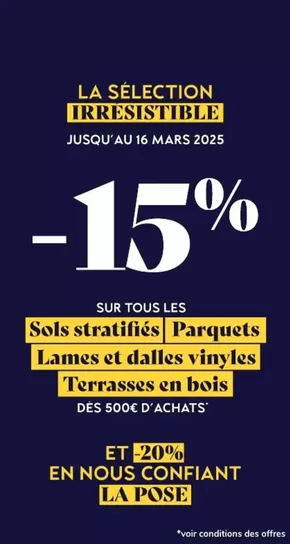 Promos de Meubles et Décoration à Tassin-la-Demi-Lune | Promos revêtements de sols et tapis sur Saint Maclou | 10/03/2025 - 16/03/2025