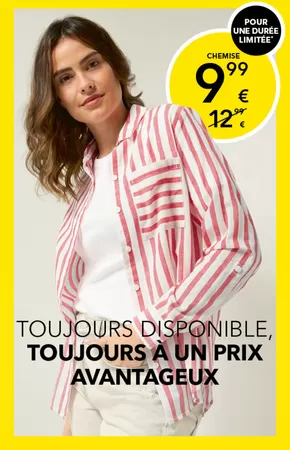 Promos de Mode à Guer | OFFRE SPÉCIALE! CHEMISES POUR SEULEMENT €9,99 sur Takko | 10/03/2025 - 31/03/2025