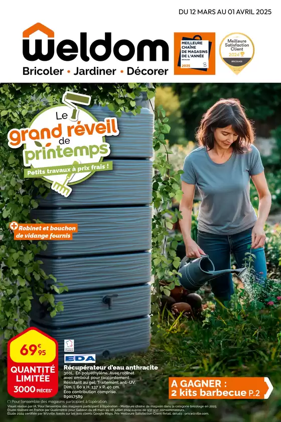 Catalogue Weldom à Cahors | Le grand réveil de printemps | 12/03/2025 - 01/04/2025